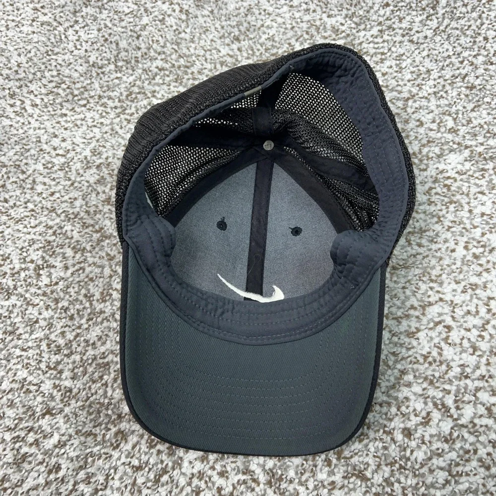 Nike Golf Hat Cap Flex Fitted Mens One‎ Size Black Mesh VT 20XI Swoosh Sports